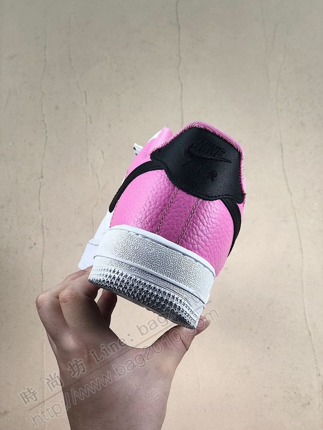 Nike男鞋 白深藍牛仔換鉤魔術貼 耐克空軍一號 經典百搭休閒運動板鞋 男女同款  hdx13124